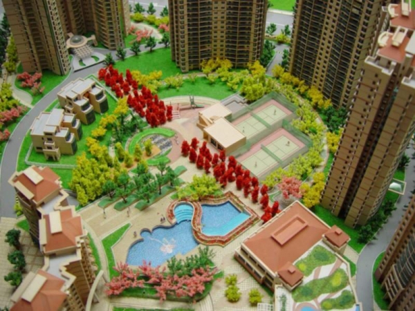 清水清水沙盘模型