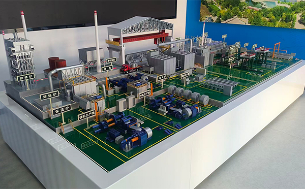 酒钢集团东铝厂-铝材生产线清水机械模型